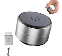 Generico Buzzgo Speaker, Buzzgo Echo Speaker, 2025 Bluetooth Mini Speakers Bone Conduction, Stereo Bass Portable Small Wireless with Suction Cup (Silver)
