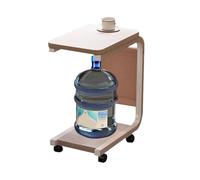 Generico C Shaped End Table, Small Side Table, Movable Couch Companion, Compact Space Saver, Ideal for Home, Living Room, Bedroom, Apartment, and Workplace, 15.75x11.02x24.8 inches