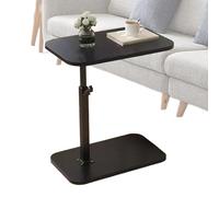 Generico C Table, 360 Degree Rotating End Table For Small Spaces, Multifunctional Couch Desk, Bedside Laptop Desk For Living Room, Bedroom, Study Corner Or Compact Rooms, 15.75x11.81 In