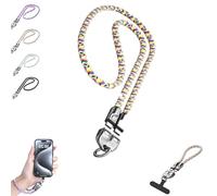 Generico C to C 240w Charging Cable with Wearable Bracelet Design, Cable Portable Fashion Bracelet Charger Blazing 240w Fast Charging Charge Laptops for Laptop, Tablet, Smart Phone (Rainbow,1.2m)