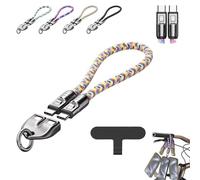 Generico C to C 240W Charging Cable with Wearable Bracelet Design,Portable Fashion Fast Charger Cable,480Mbps Data Transfer,Plug & Go, Portable Fast Charger Cable for All (Rainbow,0.3m/11.81in)