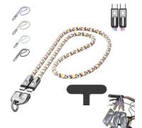 Generico C to C 240W Charging Cable with Wearable Bracelet Design,Portable Fashion Fast Charger Cable,480Mbps Data Transfer,Plug & Go, Portable Fast Charger Cable for All (Rainbow,1.2m/47.24in)