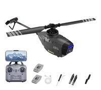 Generico C127AI Scout RC Elicottero con Telecamera 1080P, 4CH Elicottero telecomandato con 6-Axis Gyro Un Pulsante di decollo/atterraggio Posizionamento Flusso Ottico