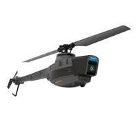 Generico C128 Drone Scout con Telecamera 1080P, 2.4G 4CH Veicolo Aereo di Ricognizione, decollo/atterraggio, 6-Axis Gyro RC Elicottero Aereo per Adulti Principianti