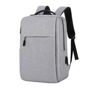Genérico Cabin Bags | USB Charging Anti-Splash Oxford Cloth Bag, Durable With Multiple Pockets, Lightweight School, Work, Business, Outdoor, Laptop, Hiking Backpack, Cabin Bag For Women, Grigio, 16.1