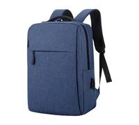 Genérico Cabin Bags | USB Charging Anti-Splash Oxford Cloth Bag, Durable With Multiple Pockets, Lightweight School, Work, Business, Outdoor, Laptop, Hiking Backpack, Cabin Bag For Women, blu, 16.1