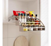 Generico Cabinet Pull Down Shelving System, Pull-out Cabinet Organizer Drop Down Shelf Space Saving High Cabinet Pull Down Shelf