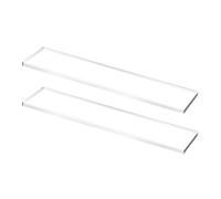 Generico Cabinet Replacement Shelves - Clear Acrylic Storage Rack, Heavy-Duty Transparent Shelf Set, Wall Organizer for Toiletries, Cosmetics, Seasoning Bottles, Home, 12.99x2.99x0.39 Inches
