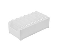 Generico Cable Management Box - Compartment Case,Clear Charging Cord Organizer Box,for Electronics Card Nail Desktop Business Counter Dorm Home Office