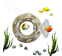 Generico Cachette Pour Betta - Petite Grotte De Dissimulation Avec Ventouse En Roches Artificielles Imprimées En | Ornement D'Abri De Repos Pour Habitat Betta | Pour Cichlidés Écrevisses Animaux