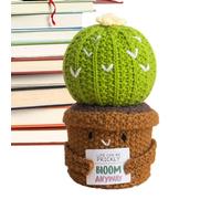 Generico Cactus Crochet - Positive Ornament | Handmade Positive Cactus Plant Doll For Mindfulness Practitioners Kids Teens Sensitive Children New Environment
