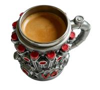 Generico Caffè Engine | 350ml Decorazione Per Il Soggiorno Alla - in Acciaio Inossidabile | Per Uomo Marito Padre Fidanzato Appassionati di Auto Compleanno