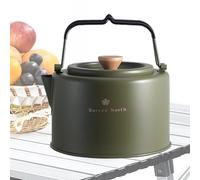 Generico Caffettiera - Acciaio 304 1L | Teiera Da Esterno E Bollitore Da Campeggio Con Infusore | Da Trekking Per Fornello, Viaggio, Picnic E Cucina All'Aperto, Bollitore Acqua Resistente, Pro