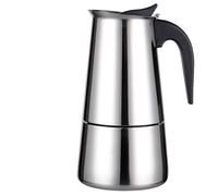 Generico Caffettiera classica in acciaio inox 304 da 600 ml, for bar, ufficio, famiglia, macchina for caffè cappuccino, caffettiera ottagonale for moka e latte, for espresso(450ml)