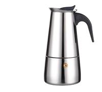 Generico Caffettiera classica in acciaio inox 304 da 600 ml, for bar, ufficio, famiglia, macchina for caffè cappuccino, caffettiera ottagonale for moka e latte, for espresso(300ml)
