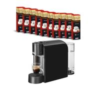 Generico Caffitaly System S36, Macchina da Caffè a Capsule, con 100 Capsule Incluse MISCELA ESPRESSO FORTE
