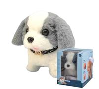 Generico Cagnolino Robot Cane Robot Che Abbaia E Scodinzola | Cucciolo Robot Interattivo Realistico Peluche Cane Giocattolo Giocattolo Elettronico Per Bambini Compagno Di Giochi