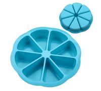 Generico Cake Molds - Non-Stick Cheesecake Molds | Cornbread Making Mould 8-Cavity Triangle Scone Baking Pan for Bread, Mousse, Culinary Projects or Kitchen, 24x24x4cm