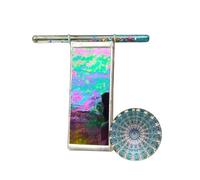 Generico Caleidoscopi - Caleidoscopio in Metallo Vibrante per Bambini, d'Arte con Luminose e Colorate | Ombra Completa e Mestieri per Uomini Donne Adulti Ragazzi Ragazze Bambini all'ape