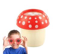 Generico Caleidoscopio di Funghi,Caleidoscopio di Legno | Creativo per Bambini in Legno Naturale | per Bambini con telescopio Portatile retrò, Giocattolo scientifico educativo per Ragazze
