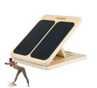 Generico Calf Stretcher Slant Board, Wooden Tilt Plate Knees, 12.8x15.59x1.57 Inches Portable Incline Lightweight & Foldable, for Stretching, Ankle Heel Feet Leg Muscle Recovery