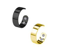 Generico Calmi Ring, Women's Calmi Ring - New 2025 Adjustable Open Magnetic, Relieve Anxiety, Improve Sleep (2PCS-A)
