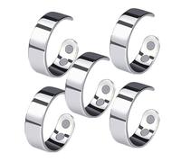 Generico Calmi Ring, Women's Calmi Ring - New 2025 Adjustable Open Magnetic, Relieve Anxiety, Improve Sleep (5PCS-D)