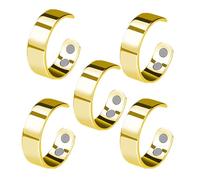 Generico Calmi Ring, Women's Calmi Ring - New 2025 Adjustable Open Magnetic, Relieve Anxiety, Improve Sleep (5PCS-A)