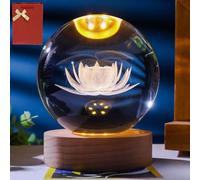 Generico Calming Cosmic Lights,Happy Haves Calming Stellar Spheres The Galaxy,3d Sphere Lamp Led Crystal Space Lamps,For Bedroom Living Room Decor (#I, 8CM)