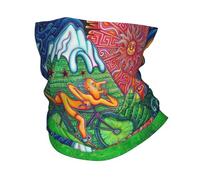 Generico Calore invernale, Albert Hoffman Lsd Bicicletta Giorno Bandana Collo Ghetta Stampato Wrap Sciarpa Multiuso Ciclismo Sciarpa Da Corsa Per Uomo Donna Adulto Inverno