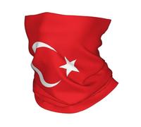 Generico Calore invernale, La Repubblica di Turchia Bandiera Bandana Collo Ghetta Stampato Wrap Sciarpa Viso Sport All'aria Aperta Per Gli Uomini Delle Donne Adulto Inverno