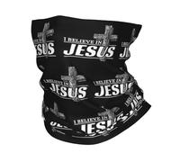 Generico Calore invernale, Personalizzato Credo In Cristo Bandana Scaldacollo Donne Uomini Inverno Sci Tubo Sciarpa Ghetta Cristianità Fede Copertura Del Viso