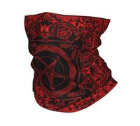 Generico Calore invernale, personalizzato il sabbatico capra collo ghetta donne uomini UV visiera inverno satanico occulto pentagramma bandana sciarpa per sci