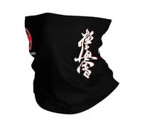 Generico Calore invernale, Personalizzato Karate Kyokushin Collo Ghetta Uomo Donna UV Visiera Inverno Arti Marziali Bandana Sciarpa per l'escursionismo