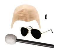 Generico Calotta Per Calvizie Costume | Set Costume Halloween | Giocattoli Per Costume Divertenti Per Halloween Lauree Teatro Uomini Donne Performance Cosplay