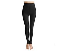 Generico Calze 140 Denari Velvet Ladies Stepping 220G Plus Calzini solidi Spessore Collant elastici di colore medio Calzamaglia 20 Denari (Black, One size)