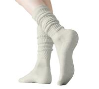 Generico Calzini Caldi Donna,Calzini da Donna Caldi,Calzini da Donna e Invernali Coreani a Tre Torte con Velluto di Perle nel Tubo Calzini da Donna (Light Gray, One Size)