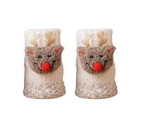 Generico Calzini Donna Invernali, Calzini Termici Lunghe da Regalo di Natale Stile Autunno/Inverno da Notte in Pile Corallo con Coppia di Cartoni Animati