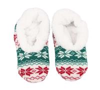 Generico Calzini natalizi Uomo da Donna Calzini Pantofole Calze Non Slip Coprite Inverno per Adulti più Velluto