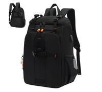 Generico Camera Backpack - Waterproof Travel Bag, Multi-Compartment Case | Laptop Camera Backpack Organizer For Photography Outdoor Hiking Adventure Drone Gear Men Women Work School Trip