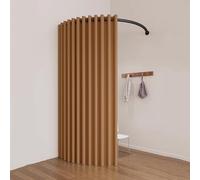 Generico Camerino Per Negozio Di Abbigliamento, Spogliatoio A Forma Di C Montato A Parete,per La Protezione Della Privacy, Include Tenda Oscurante(Earthy Yellow,110x110cm)