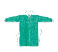 Generico Camice VISITATORE TNT MONOUSO con Lacci E Polsini Elastici 10 Pezzi T-L