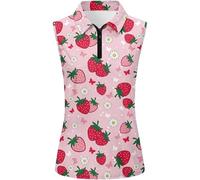 Generico Camicetta Casual Senza Maniche Stampata con Colletto a tacca, Canotta Elegante da Indossare Tutti i giorni563#2