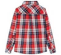 Generico Camicia a Quadri da Bambino Rossa e Blu Marino 116,Rosso,0.22kg,13171