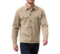 Generico Camicia a Quadri Uomo Button Down Manica Lunga con Tasca Camicie da Lavoro Tops per Il Tempo Libero Felpa Senza Cappuccio Ninja Samurai Giapponese Camicia da Golf per Ufficio