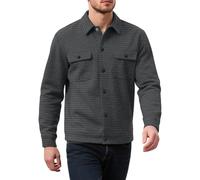 Generico Camicia a Quadri Uomo Button Down Manica Lunga con Tasca Camicie da Lavoro Tops per Il Tempo Libero Felpa Senza Cappuccio Ninja Samurai Giapponese Camicia da Golf per Ufficio