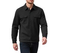 Generico Camicia a Quadri Uomo Button Down Manica Lunga con Tasca Camicie da Lavoro Tops per Il Tempo Libero Felpa Senza Cappuccio Ninja Samurai Giapponese Camicia da Golf per Ufficio
