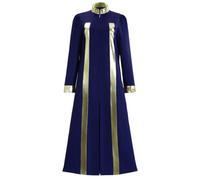 Generico Camicia da chiesa per sacerdoti cattolici, piviale con collo rotondo, abbigliamento liturgico unisex, accessorio per feste e Halloween, costume da carnevale