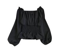 Generico Camicia da Donna Rinascimentale,con Spalle Scoperte, Medievale,Camicetta da Donna Stile Contadino Rinascimentale,Idea Regalo Coppia