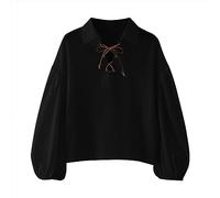 Generico Camicia da Pirata Medievale per Bambini, Camicia vichinga Rinascimentale con Volant, Costume da Ghillie Scozzese per Halloween